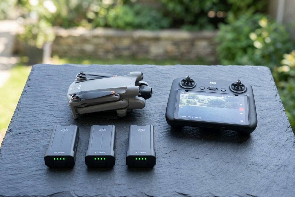 Дрон DJI Mini 4K с дистанционно и Fly More батерии