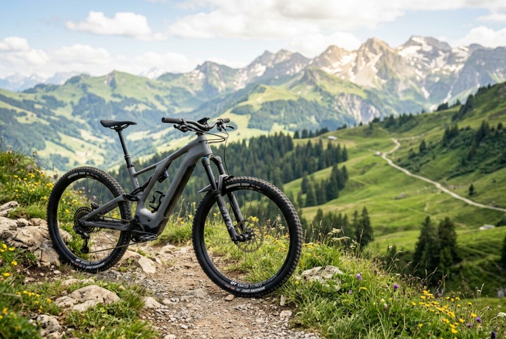 Електрически планински велосипед (E-Bike) с хидравлични спирачки